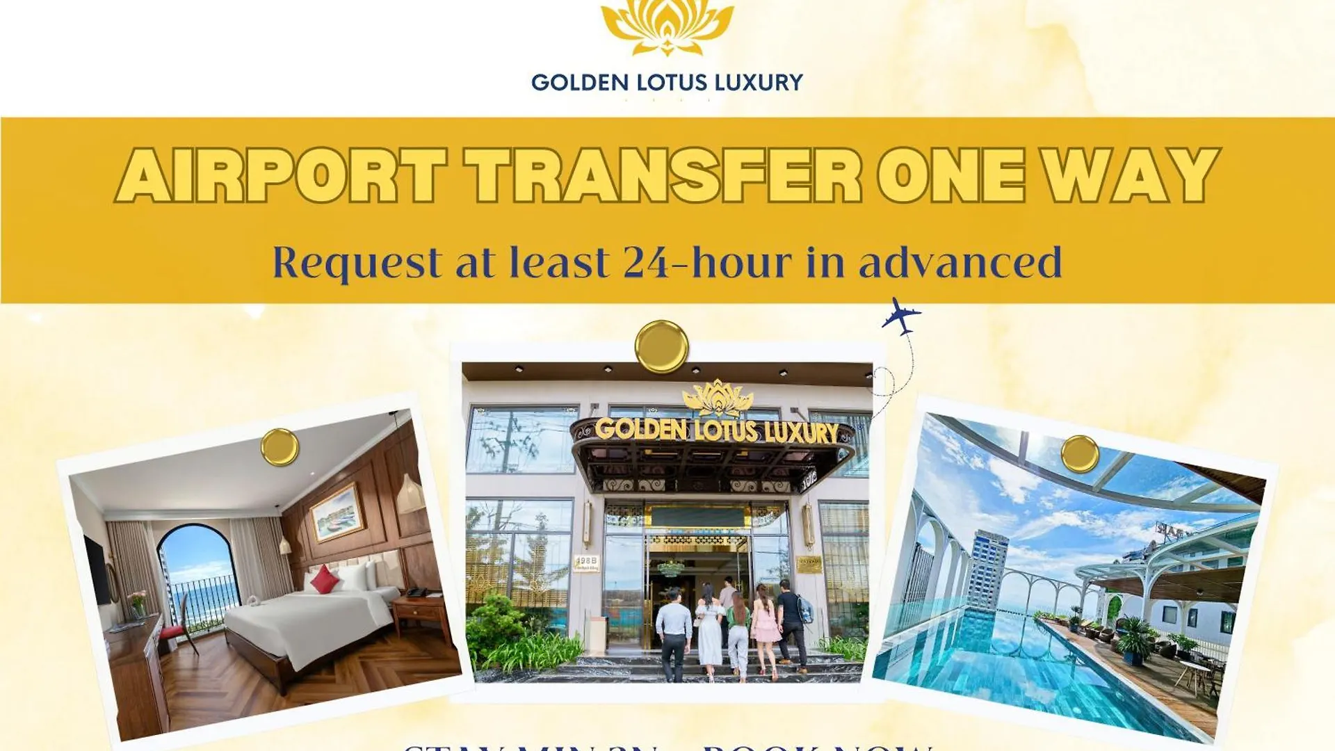 Golden Lotus Luxury Hotel Danang - Complimentary Daily Afternoon Tea 4*, Da Nang Vietnam