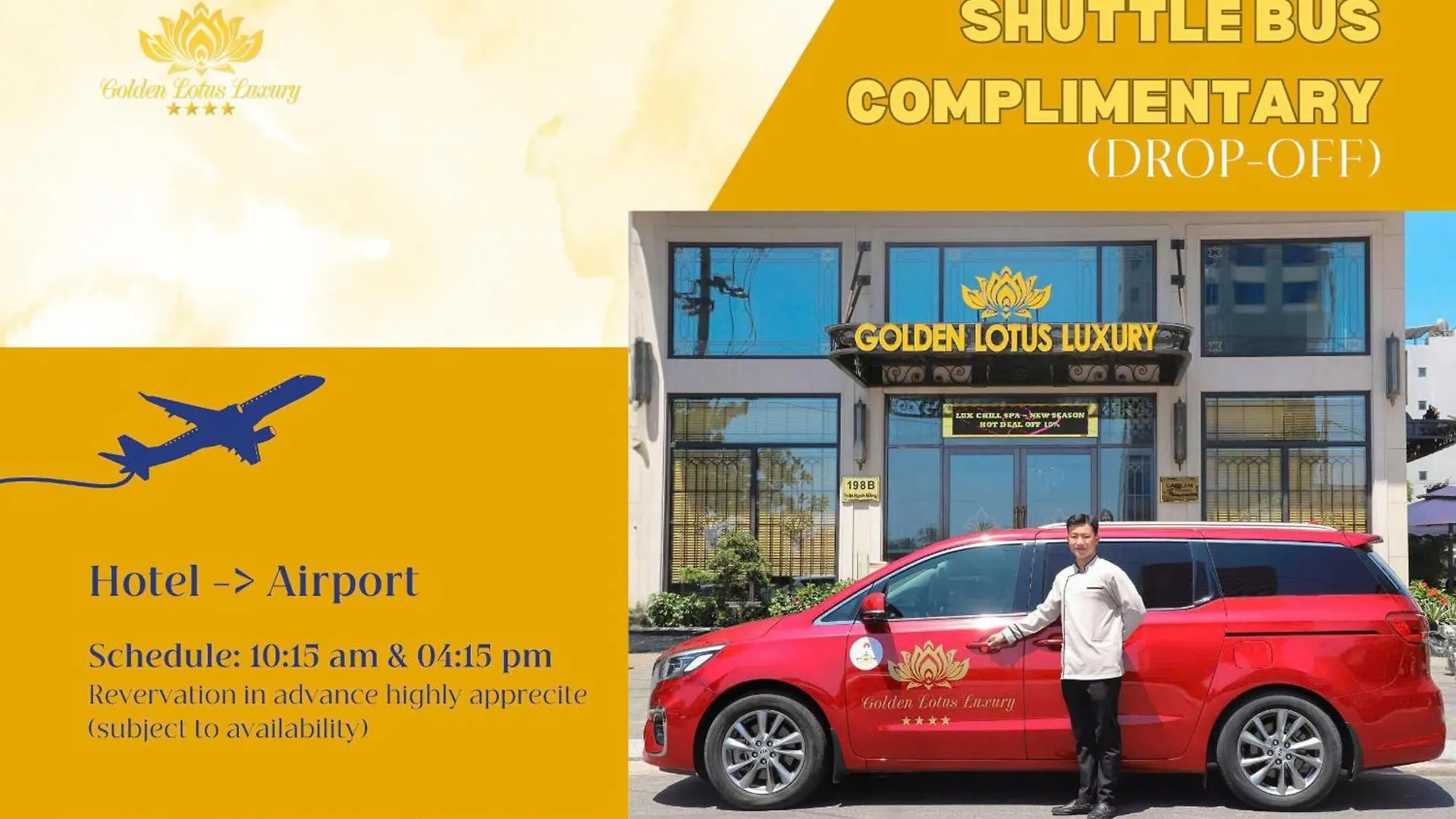 Golden Lotus Luxury Hotel Danang - Complimentary Daily Afternoon Tea